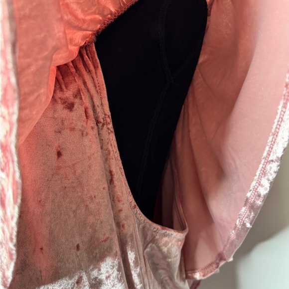 Venus Velvet Off-Shoulder Dress Pink - Picture 7 of 10